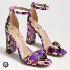 Sam Edelman new without box floral block heels
